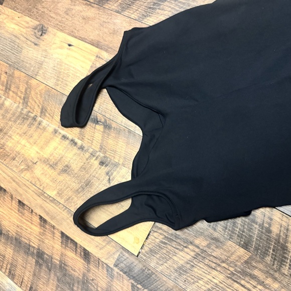 Halara Body Con Dress -Classic Black Sheath Dress with Sculpted Waist - Picture 9 of 12